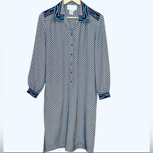 Vintage Schrader Button-Down Dress – Size 8‎